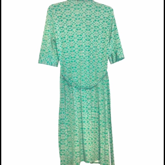 Laundry By Shelli Segal Green Shirt Dress - Picture 5 of 16